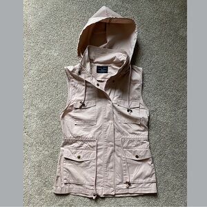 🎉LOVE TREE Utility Vest, Women’s Size Small, Light Rosewood